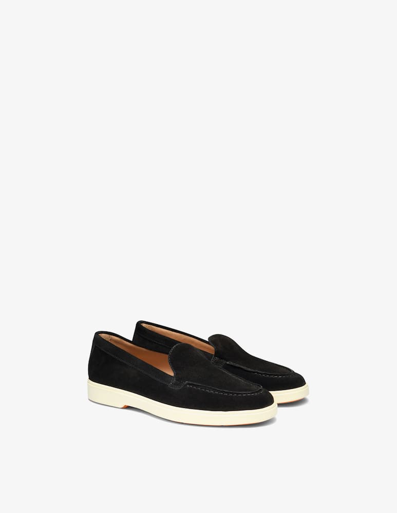 Santoni Mocassino in suede nero - immagine 2 Santoni Mocassino in suede nero - immagine 2