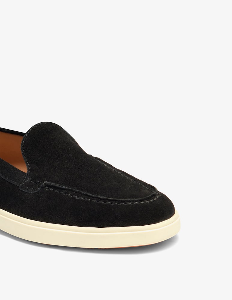 Santoni Mocassino in suede nero - immagine 4 Santoni Mocassino in suede nero - immagine 4