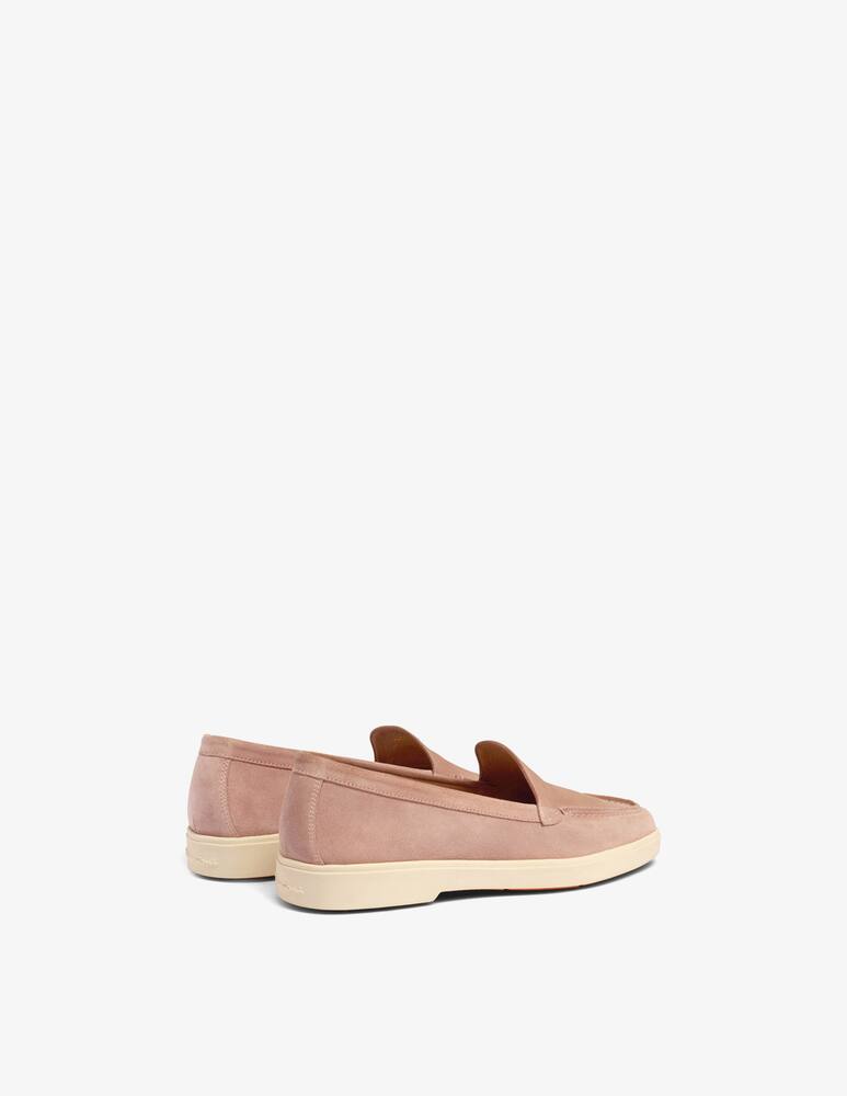 rinascente Santoni Mocassino in suede rosa