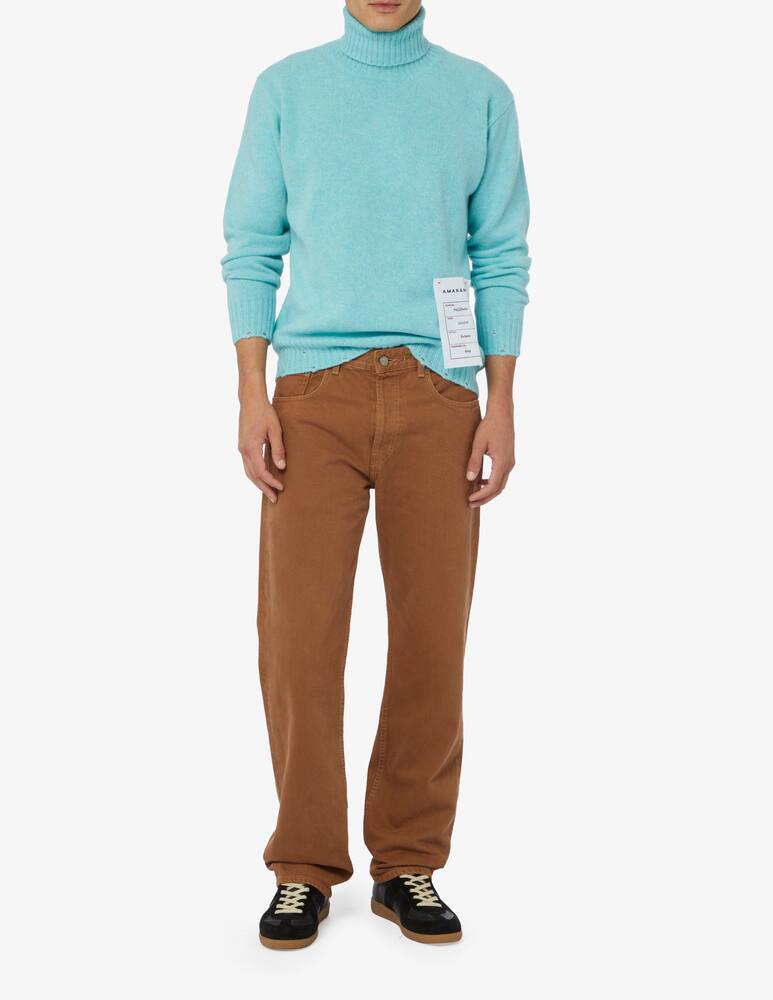 rinascente Amaranto Dolcevita lana cashmere rotture