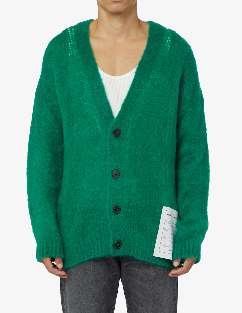 Amaranto Cardigan mohair - immagine 1 Amaranto Cardigan mohair - immagine 1