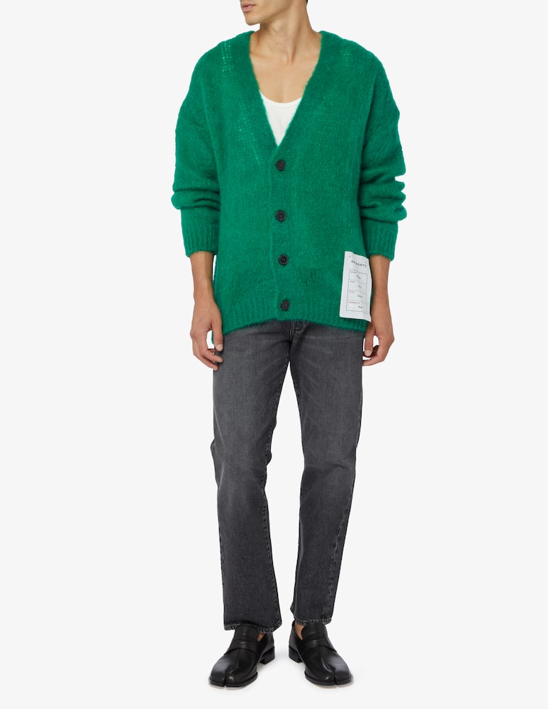 Amaranto Cardigan mohair - immagine 2 Amaranto Cardigan mohair - immagine 2