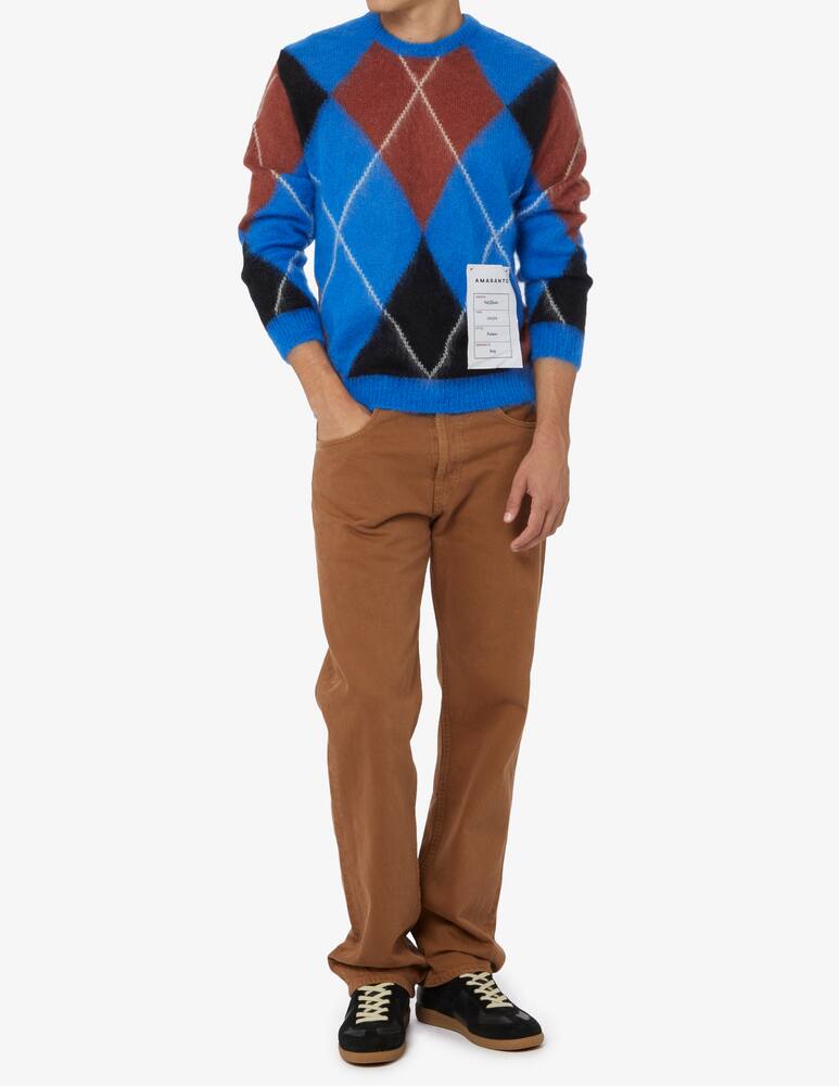 rinascente Amaranto Maglia girocollo rombi