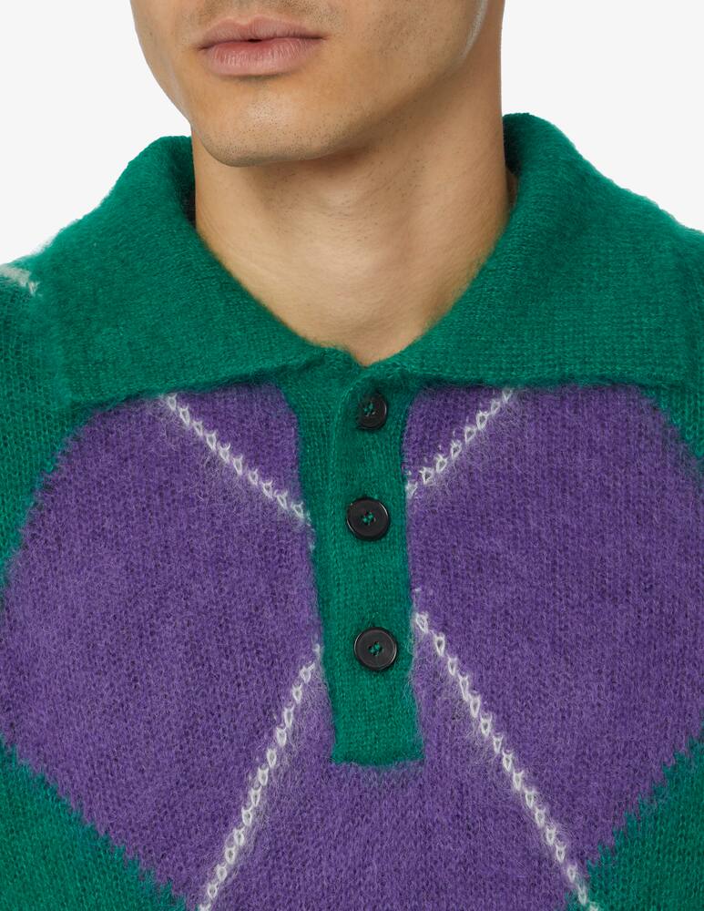 rinascente Amaranto Geometric polo