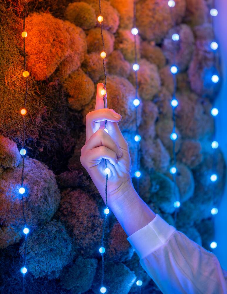 rinascente Twinkly Candies Star-shaped Light String with 100 RGB Leds