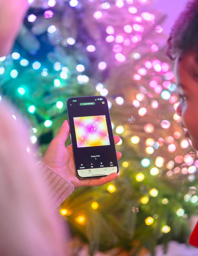 rinascente Twinkly Candies Heart-shaped Light String with 100 RGB Leds