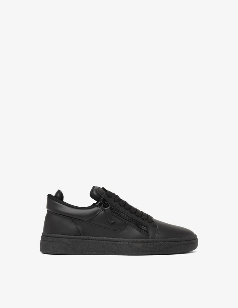 rinascente Giuseppe Zanotti Sneaker total black zip