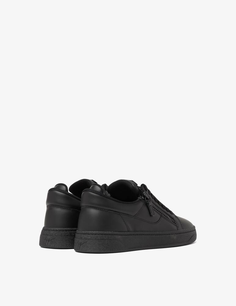 rinascente Giuseppe Zanotti Sneaker total black zip