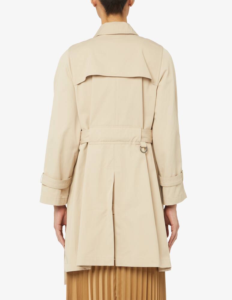 Emporio Armani Cappotto in misto cotone con cintura - immagine 3