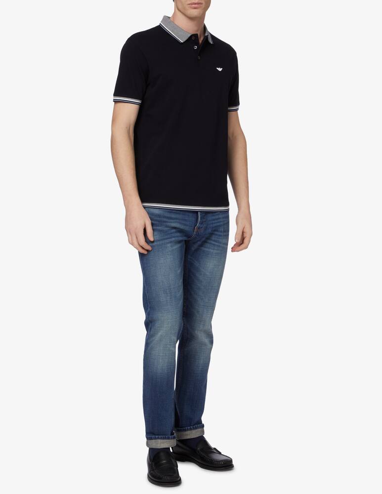 rinascente Emporio Armani Piquet contrast polo 