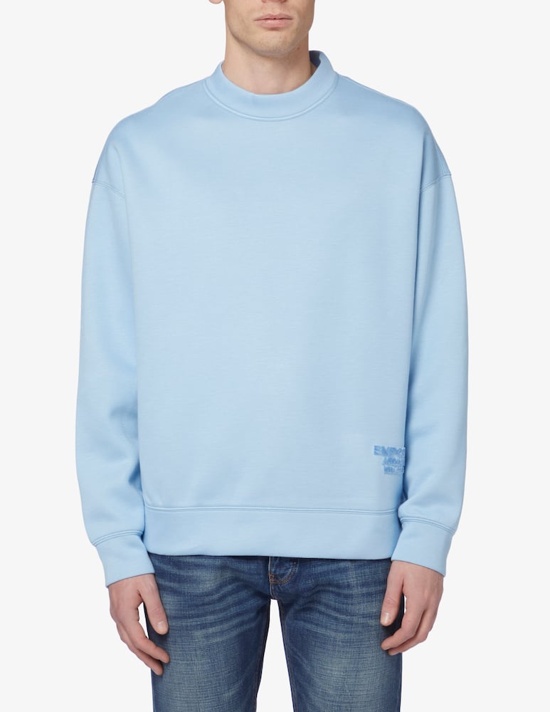 Emporio Armani Logo crewneck sweater - picture 1 Emporio Armani Logo crewneck sweater - picture 1