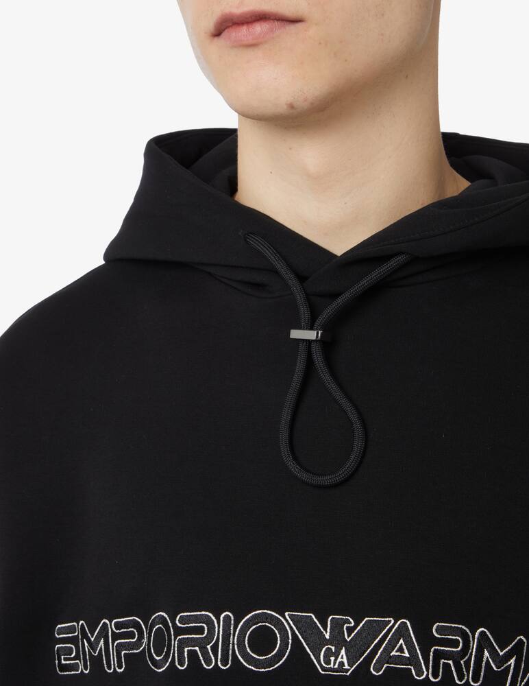 rinascente Emporio Armani Felpa over fit con logo 