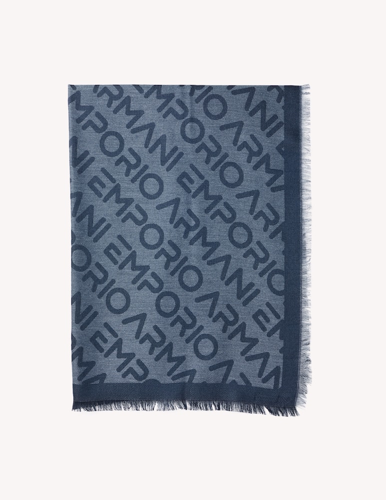 rinascente Emporio Armani Logo foulard 