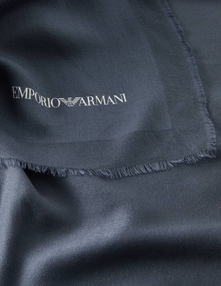 rinascente Emporio Armani Sciarpa in modal con logo