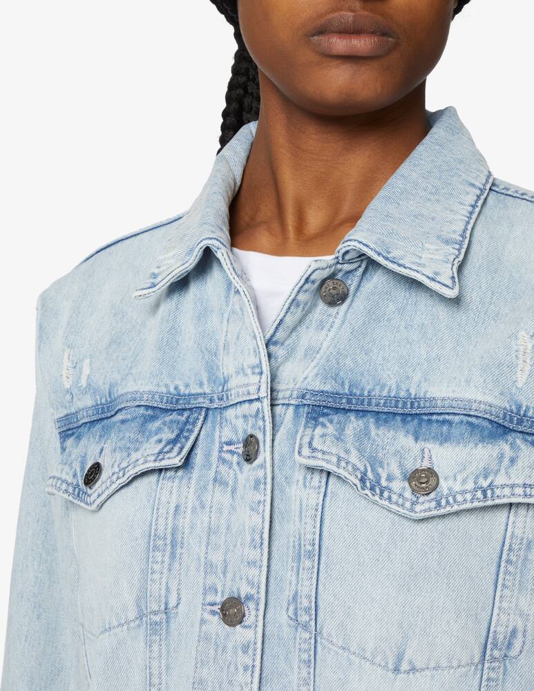 Shop Armani Exchange Denim jacket over on Rinascente