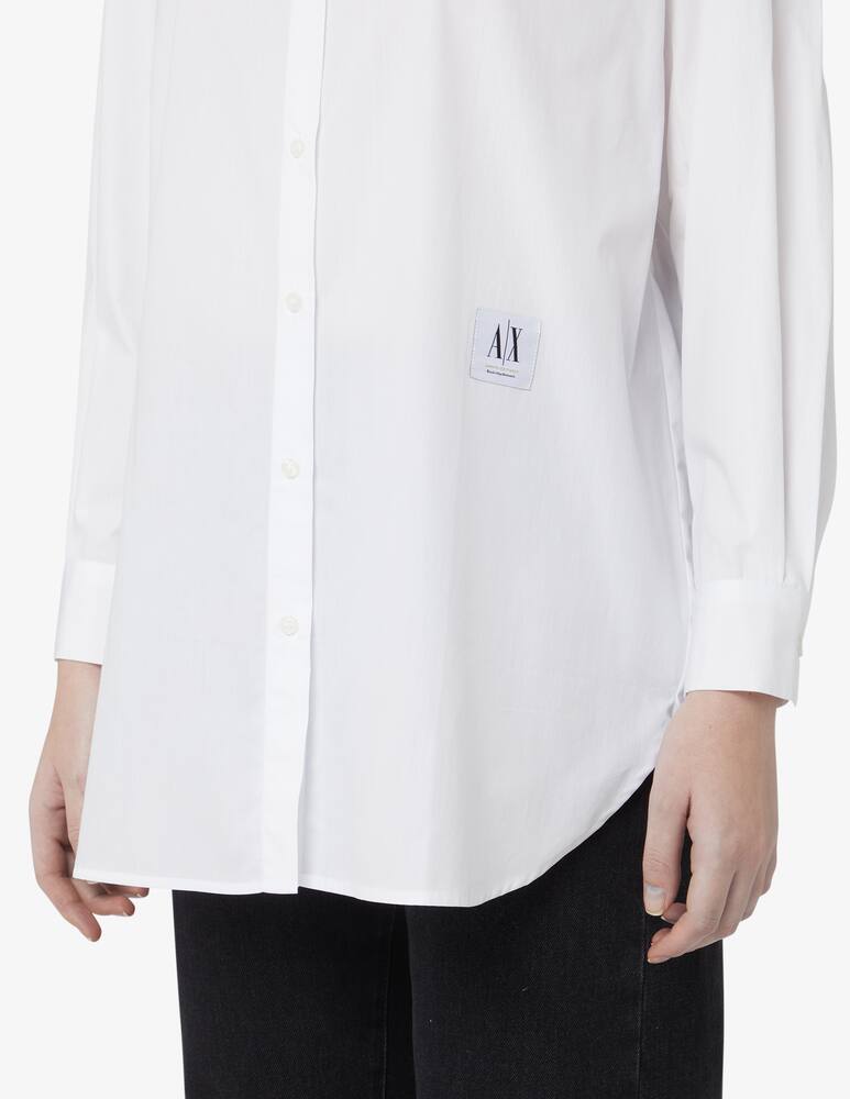 rinascente Armani Exchange Cotton mandarin neck shirt