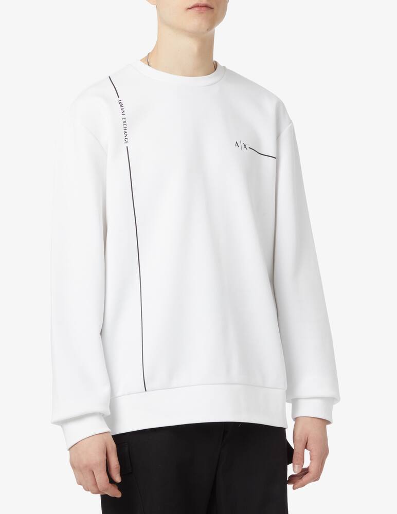 rinascente Armani Exchange Felpa girocollo con logo 