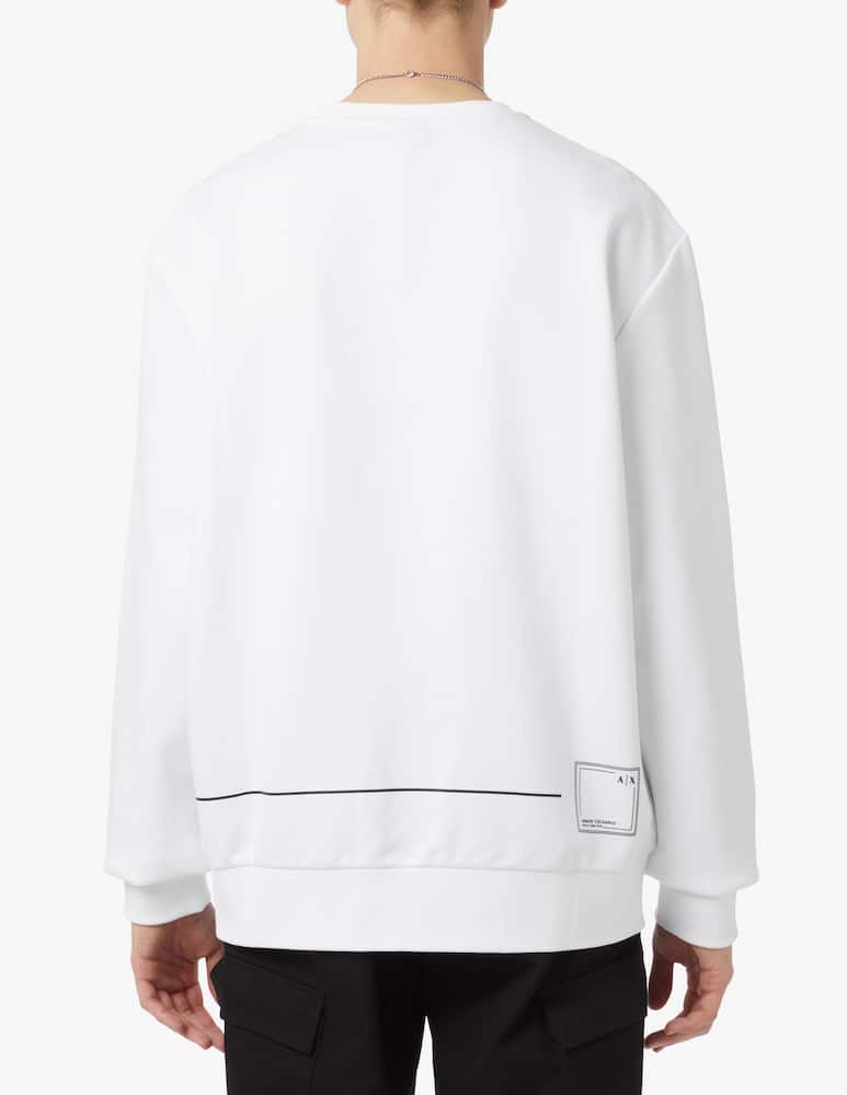 rinascente Armani Exchange Felpa girocollo con logo 