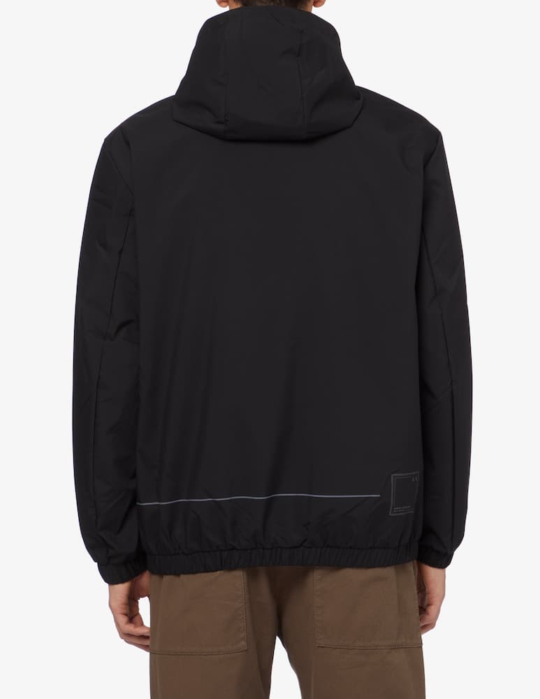 rinascente Armani Exchange Logo hooded puffer jacket 