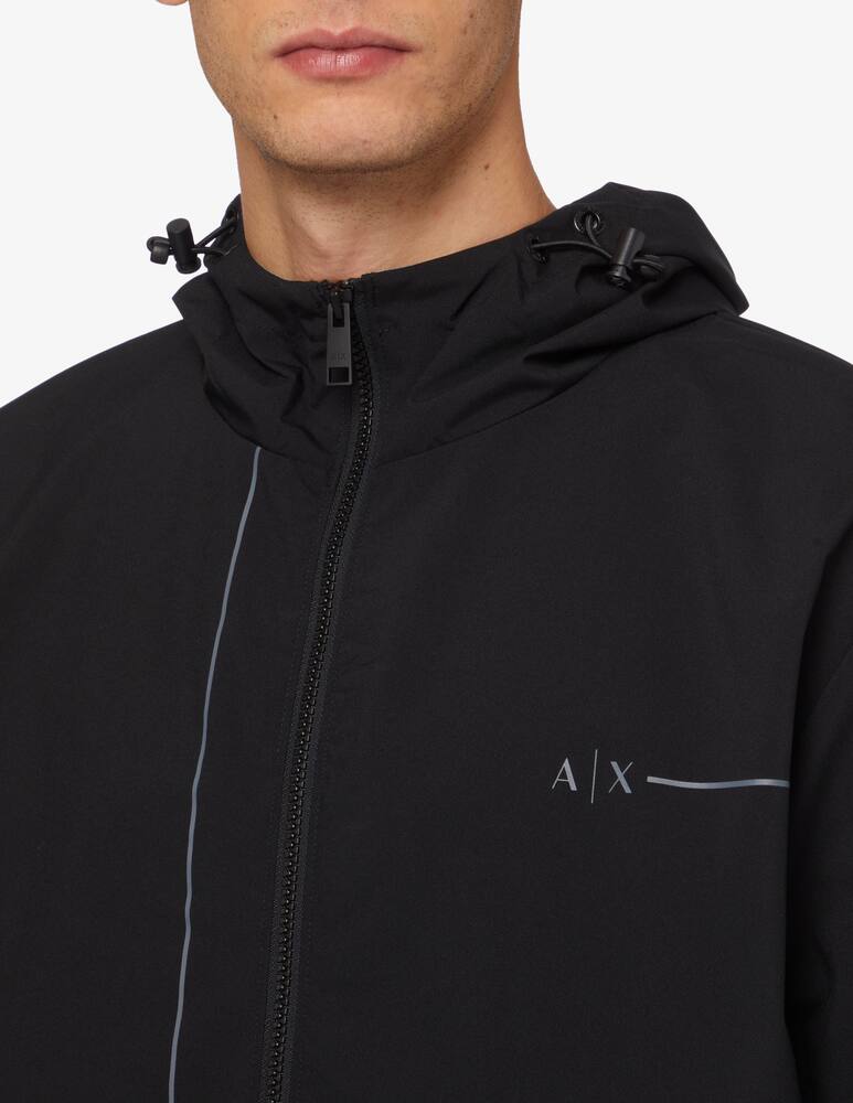 rinascente Armani Exchange Logo hooded puffer jacket 