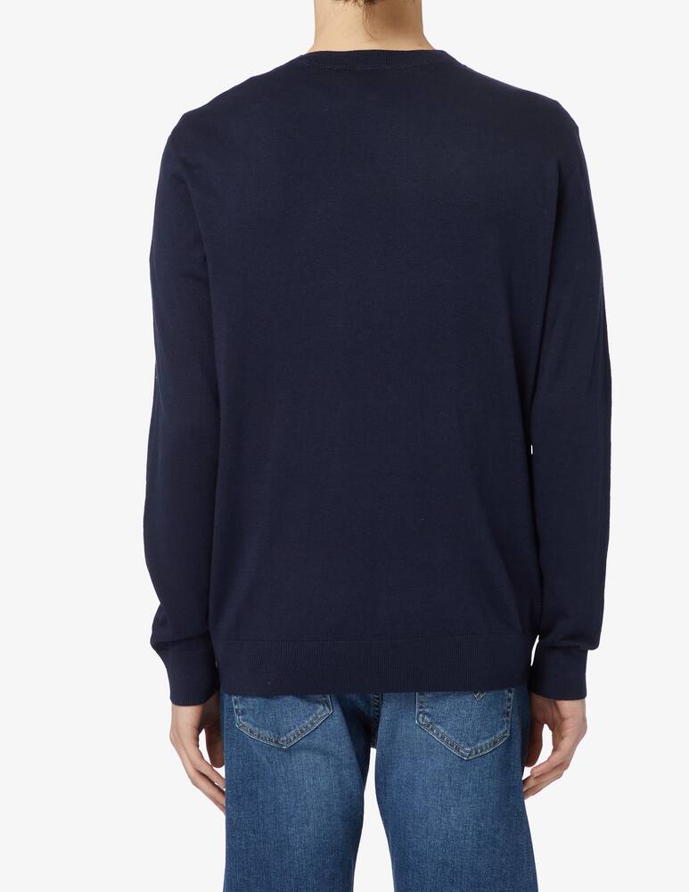 rinascente Armani Exchange Logo embossed crewneck jumper