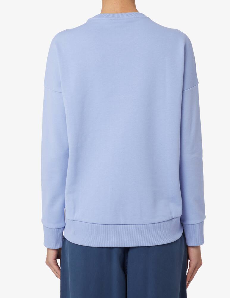 rinascente Armani Exchange Felpa girocollo con logo corsivo al tono