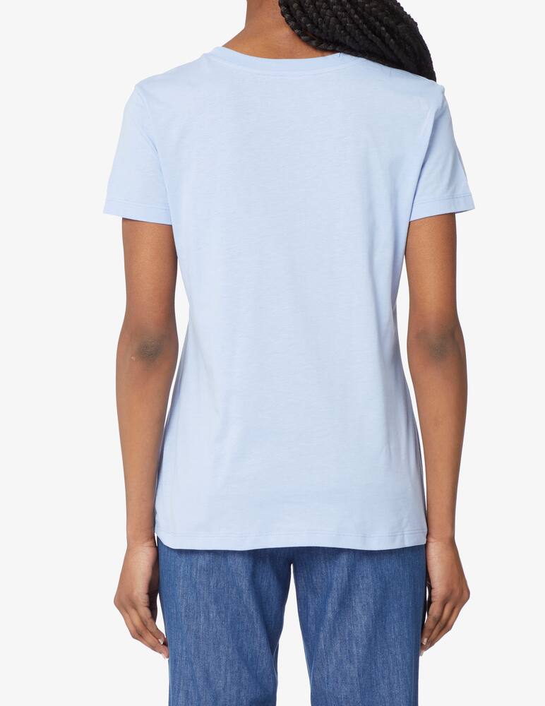 rinascente Armani Exchange T-shirt logo corsivo al tono - Azzurro