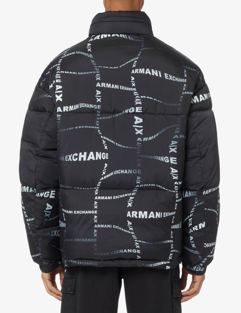 rinascente Armani Exchange Logo puffer jacket 