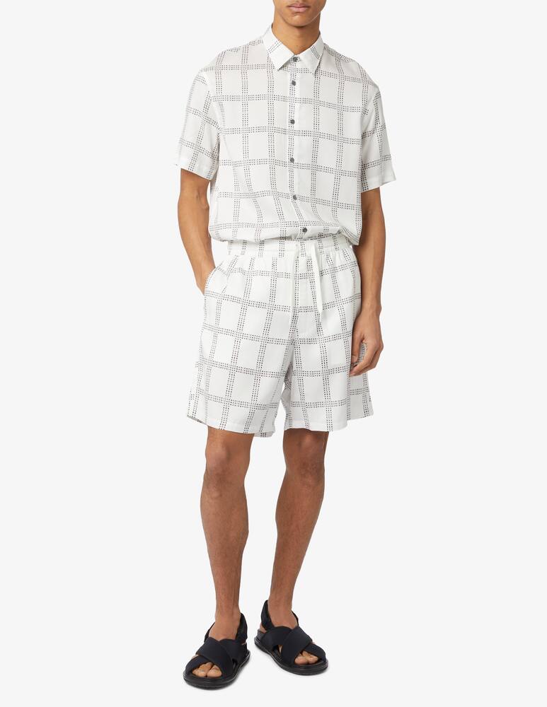 rinascente Emporio Armani Pantaloni shorts con fantasia 