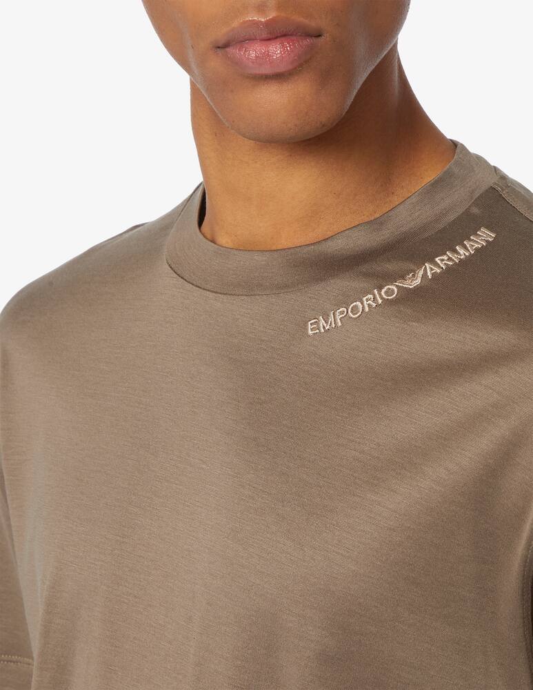 rinascente Emporio Armani Knitted logo t-shirt 