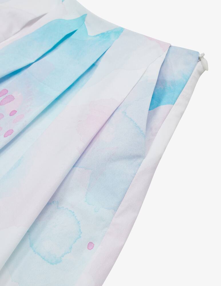 rinascente Emporio Armani Cotton skirt with floral print