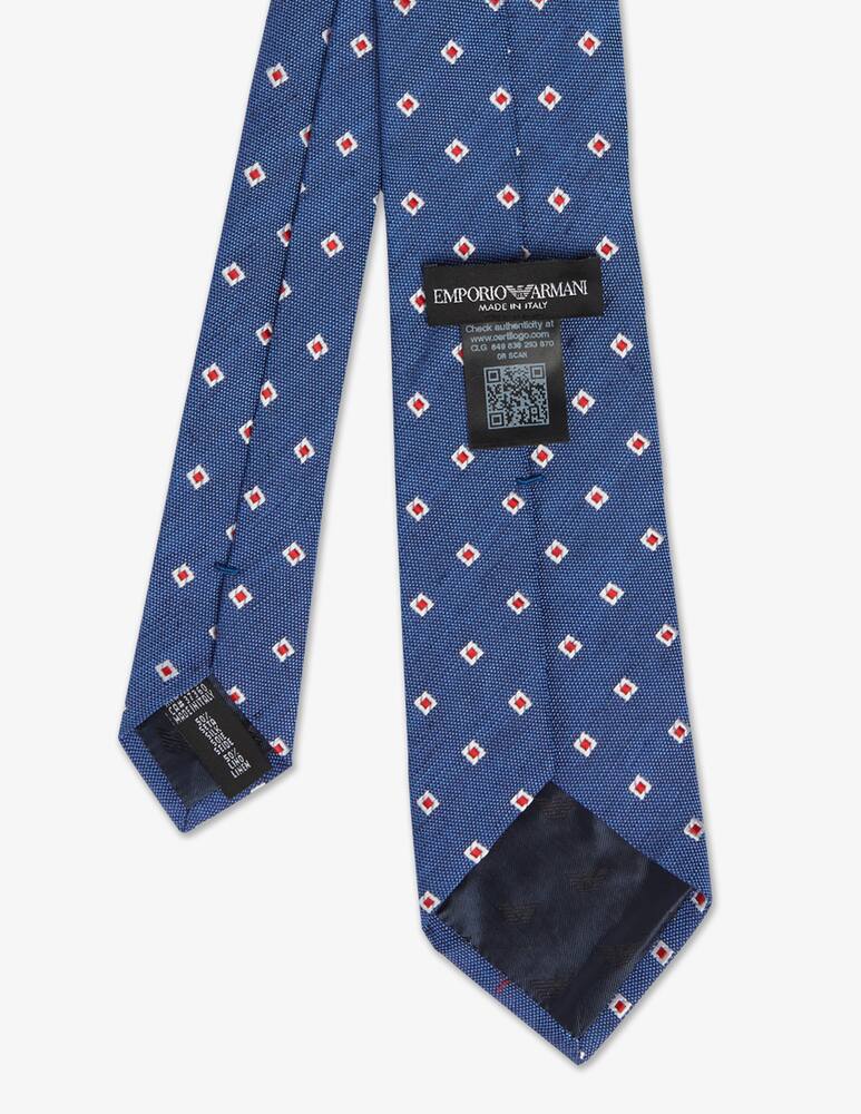 rinascente Emporio Armani Cravatta jacquard rombi Multicolor 
