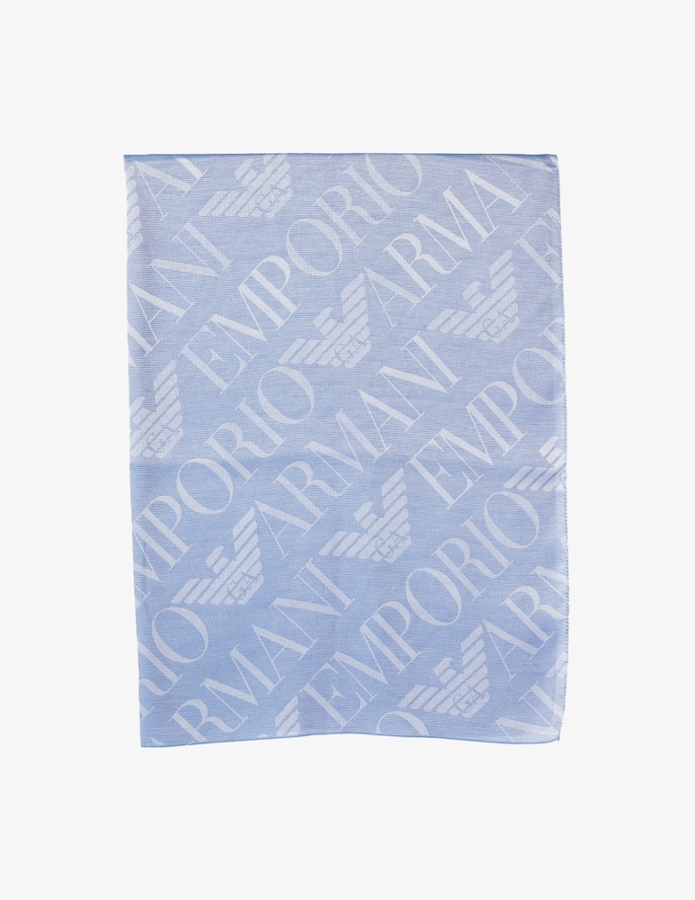 rinascente Emporio Armani Logo eagle scarf 