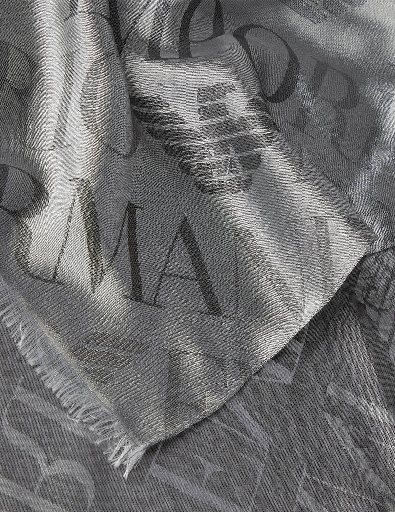 rinascente Emporio Armani Sciarpa con logo aquila