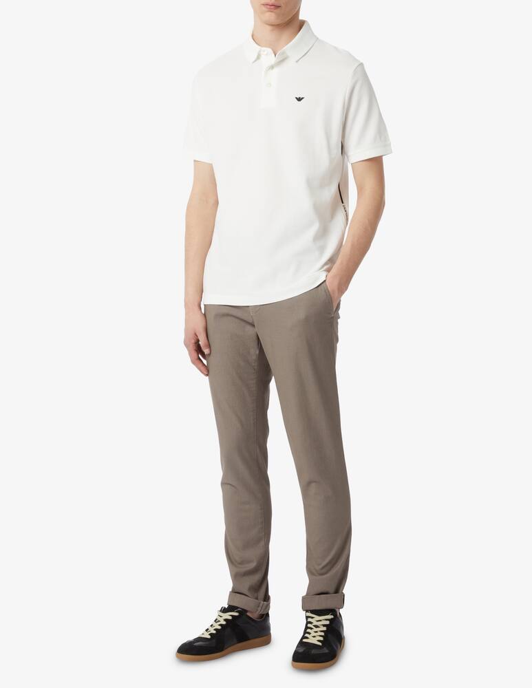rinascente Emporio Armani Lateral logo piquet polo