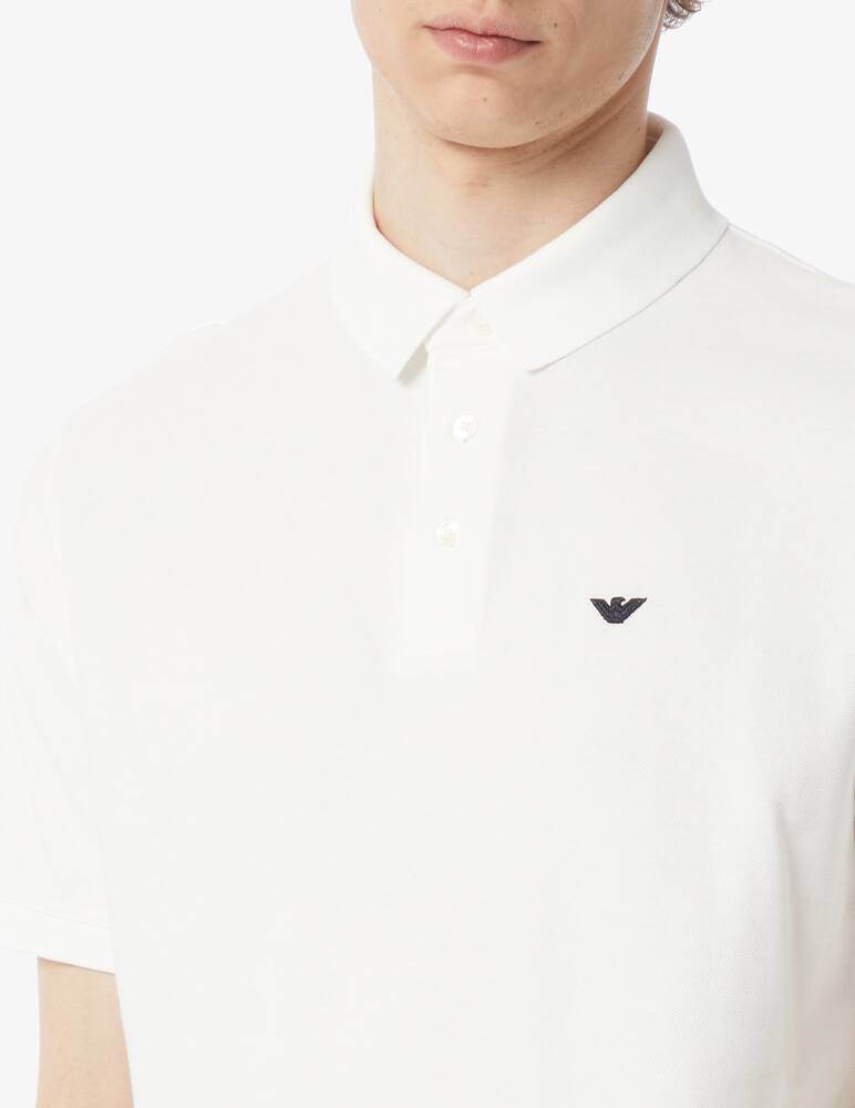 rinascente Emporio Armani Lateral logo piquet polo
