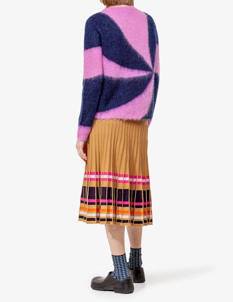 rinascente Happy Sheep Maglia girocollo in mohair - Blu