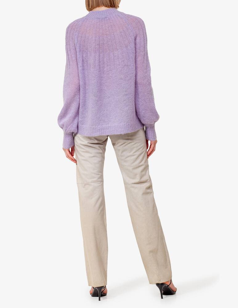 rinascente Happy Sheep Brushed mohair sweater - Lilac