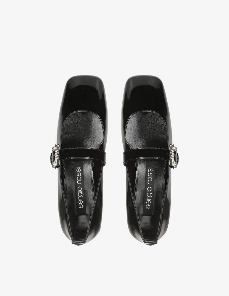 rinascente Sergio Rossi Sr Twenty Buckle ballet flats