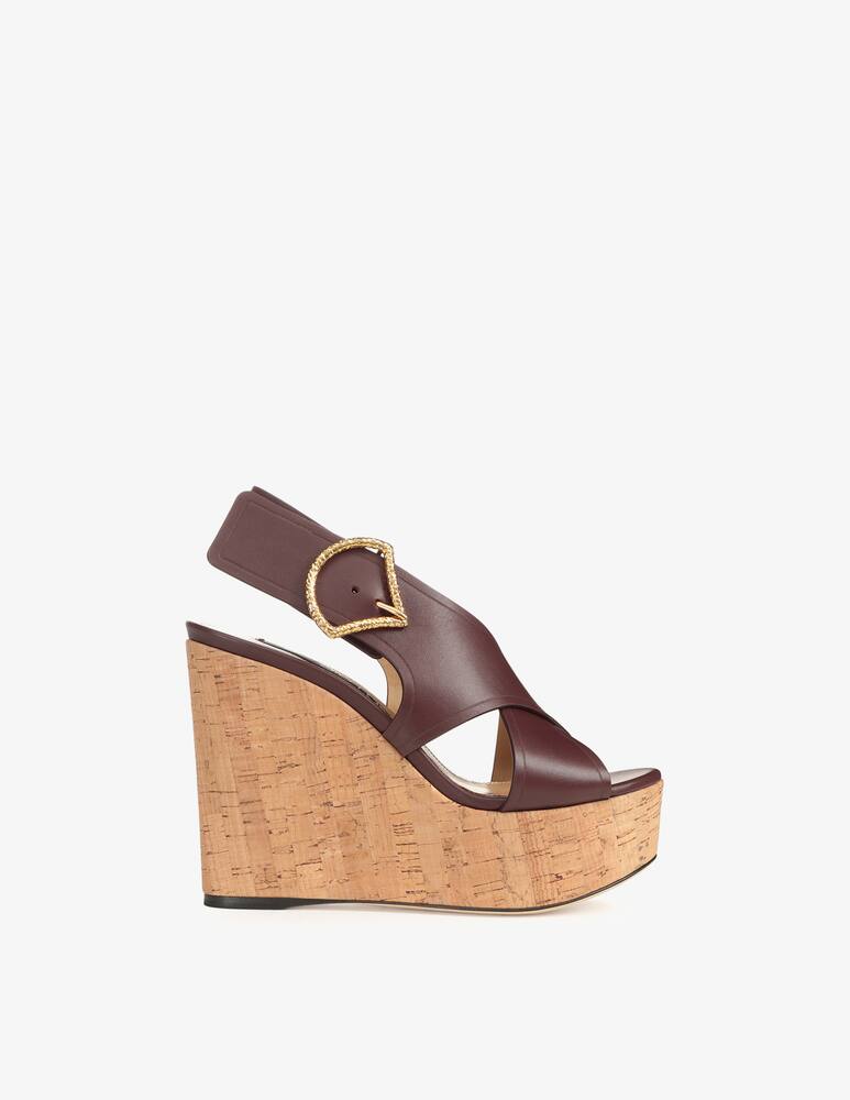 rinascente Sergio Rossi Sr Sea Scale wedge sandals