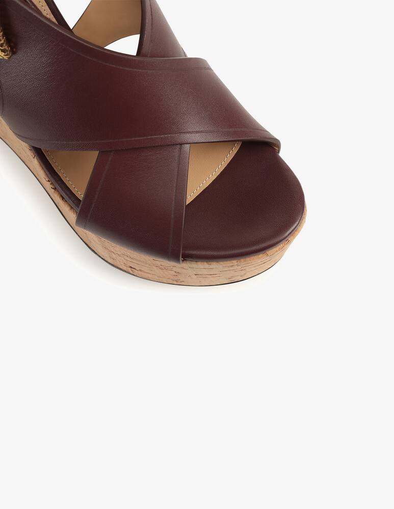 rinascente Sergio Rossi Sr Sea Scale wedge sandals