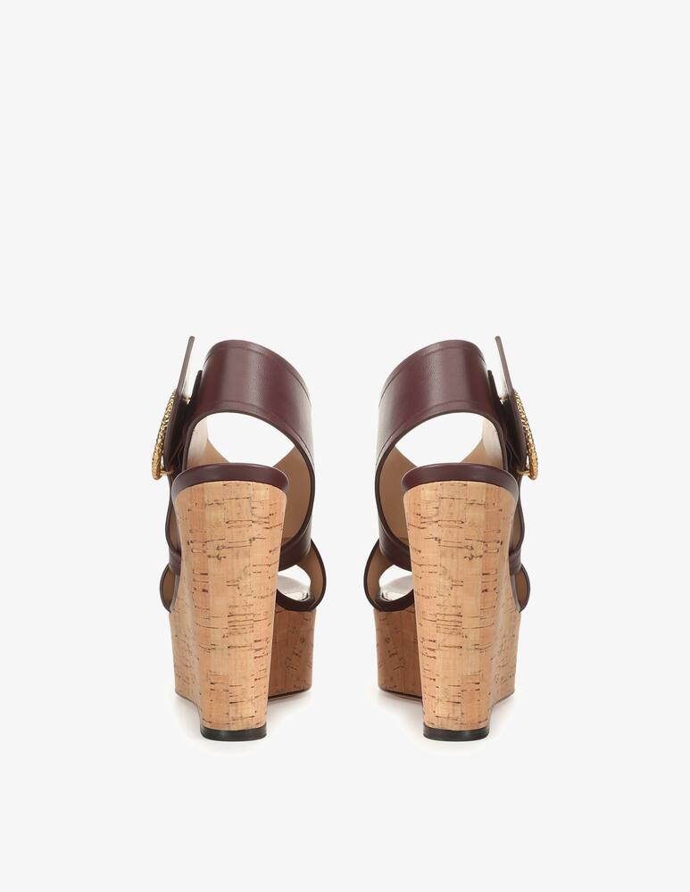 rinascente Sergio Rossi Sr Sea Scale wedge sandals