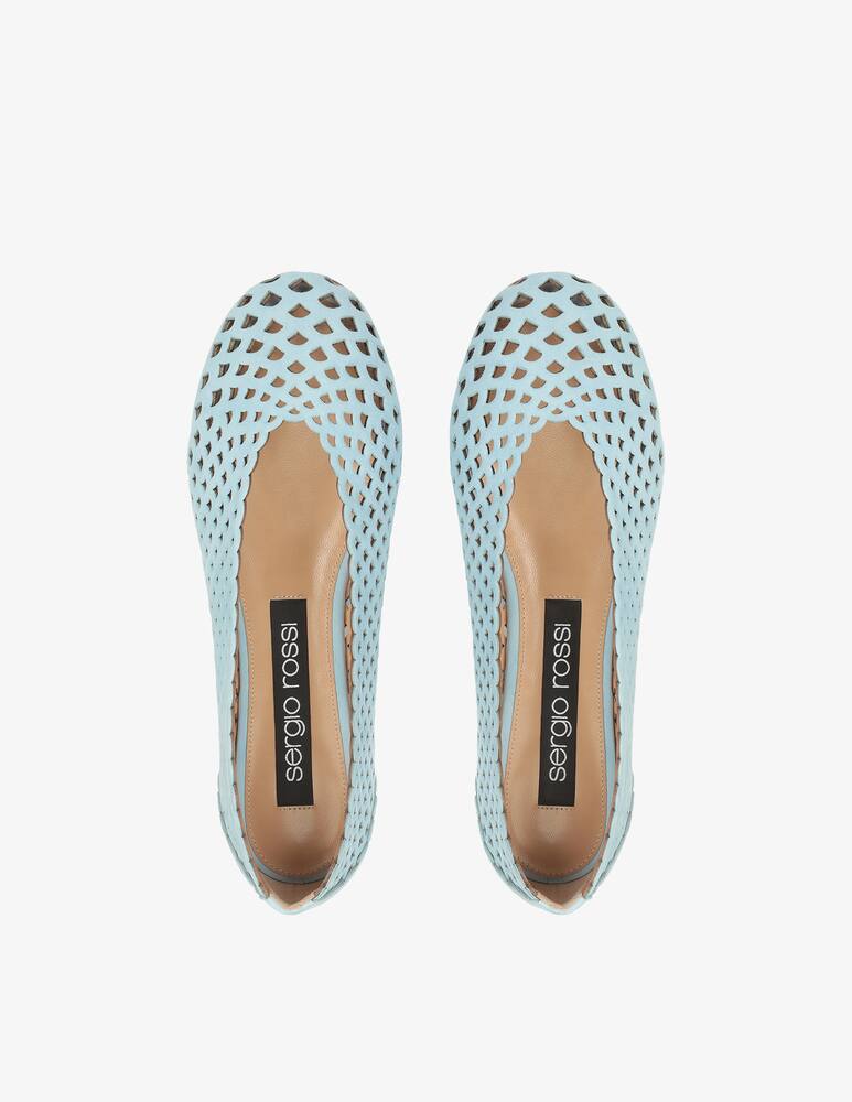 rinascente Sergio Rossi Sr Micro Mermaid baller flats