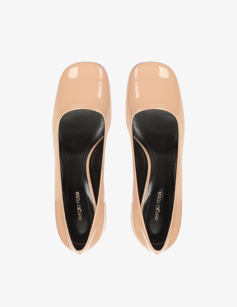 rinascente Sergio Rossi Convex heel pump