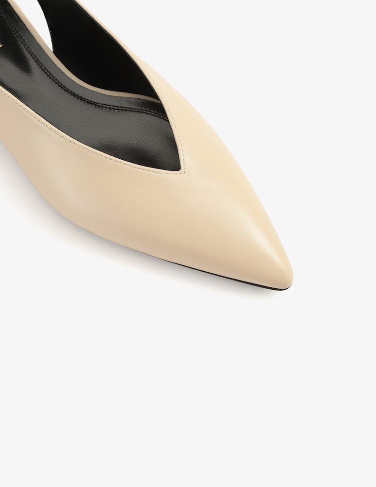 rinascente Sergio Rossi Beak slingback pumps