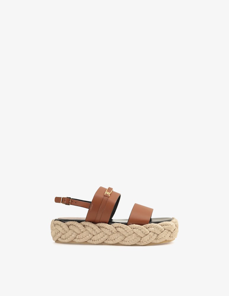 rinascente Sergio Rossi Bitt platform sandals