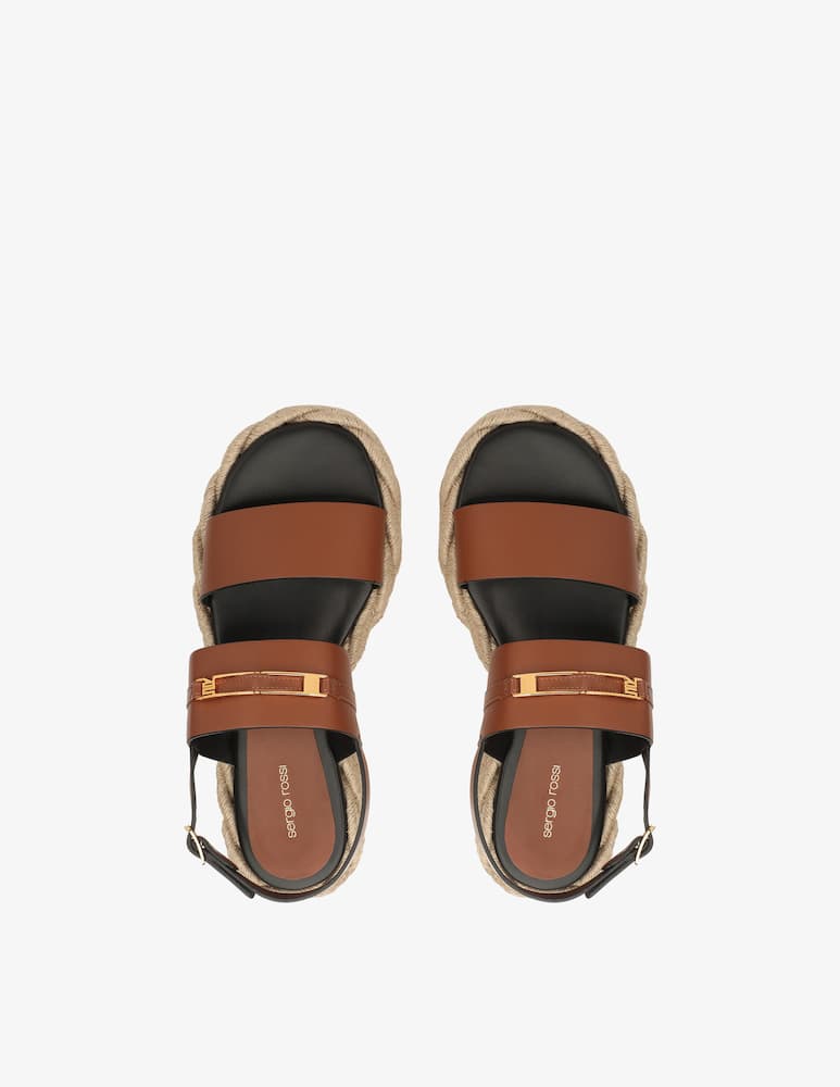 rinascente Sergio Rossi Bitt platform sandals