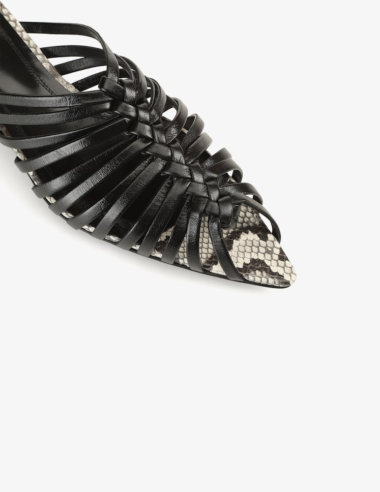 rinascente Sergio Rossi Wovenia sandals