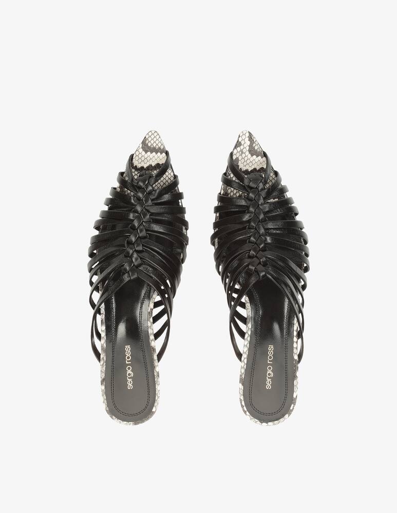 rinascente Sergio Rossi Wovenia sandals