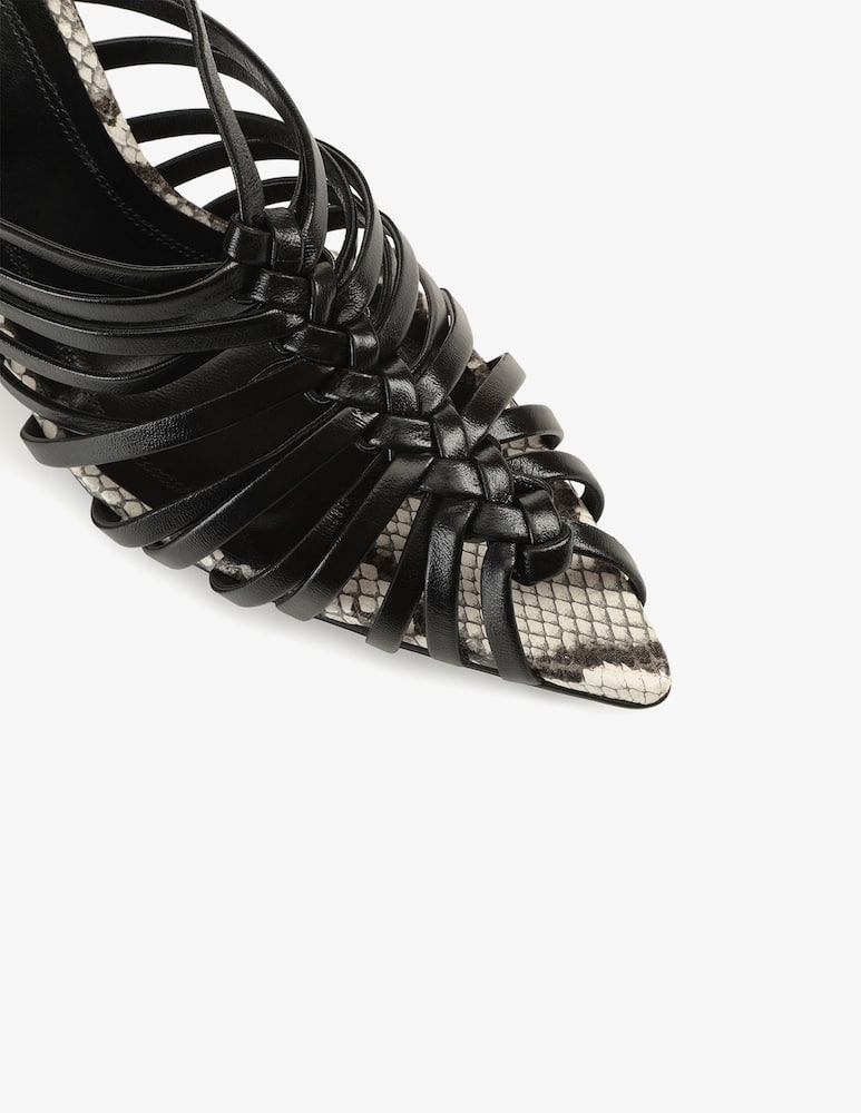 rinascente Sergio Rossi Sandalo intrecciato Wovenia